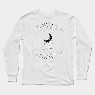 Beautiful Moon Design - 3 Long Sleeve T-Shirt